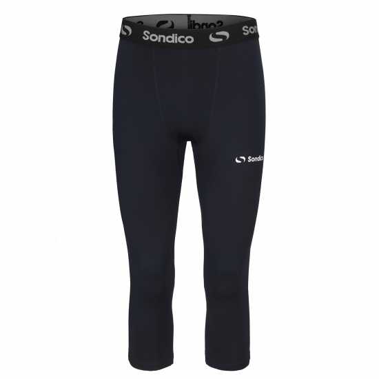 Sondico Мъжки Клин Основен Слой Core Three Quarter Base Layer Tights Mens Морска синьо Мъжки долни дрехи