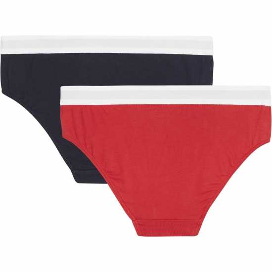 Tommy Hilfiger 2Pk Logo Brief Junior Girls  