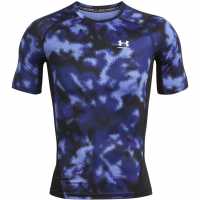 Under Armour HeatGear® Printed Short Sleeve Men's Черно Мъжки долни дрехи