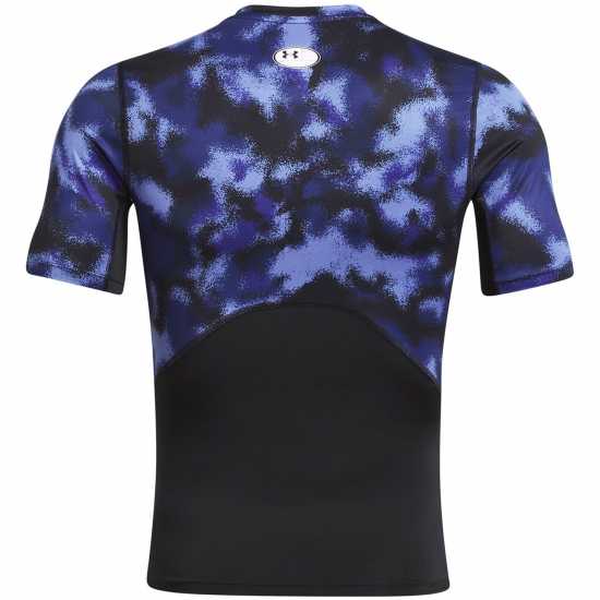 Under Armour HeatGear® Printed Short Sleeve Men's Черно Мъжки долни дрехи