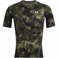 Under Armour HeatGear® Printed Short Sleeve Men's Зелено 