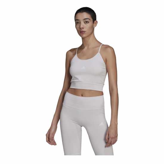 Adidas Aeroknit Seamless Crop Top Womens Bralette  Дамско бельо