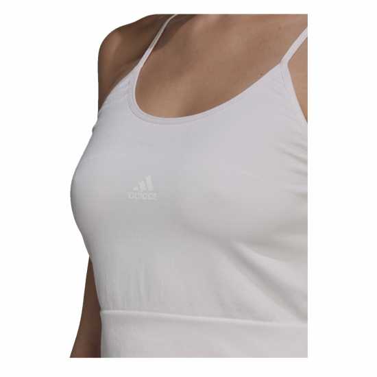 Adidas Aeroknit Seamless Crop Top Womens Bralette  Дамско бельо