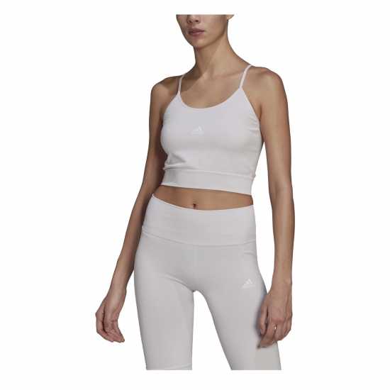 Adidas Aeroknit Seamless Crop Top Womens Bralette  Дамско бельо