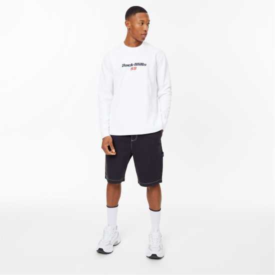 Jack Wills Ovrdyed Utility Short Нощно небе Мъжко облекло за едри хора