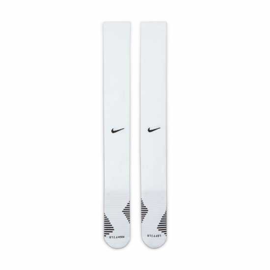 Nike Matchfit Soccer Knee-High Socks Football Sock Mens Бяло/Черно 