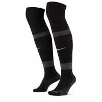 Nike Matchfit Soccer Knee-High Socks Football Sock Mens Черно/Бяло 