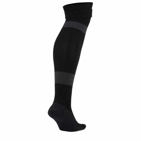 Nike Matchfit Soccer Knee-High Socks Football Sock Mens Черно/Бяло 