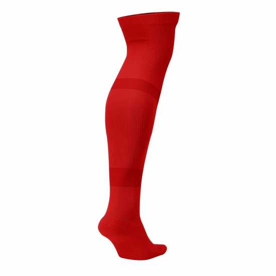 Nike Matchfit Soccer Knee-High Socks Football Sock Mens Червено/Бяло 