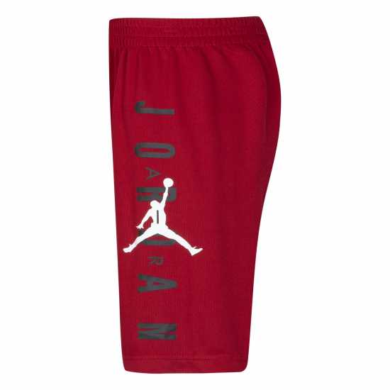 Air Jordan Mesh Short Junior Boys Тренировъчен червен Детски къси панталони