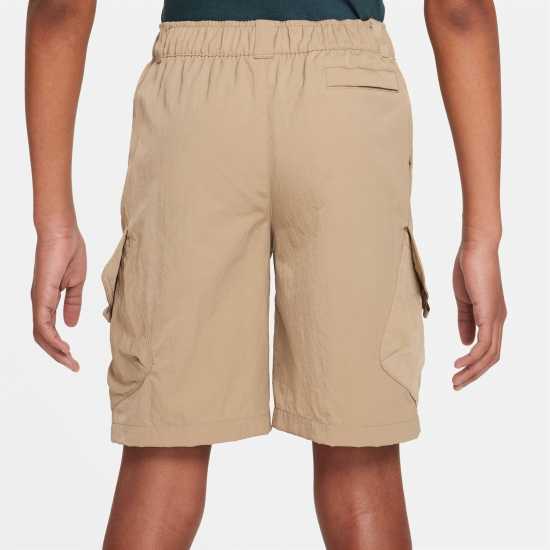 Nike Outdoor Play Big Kids' Woven Cargo Shorts Хаки Детски къси панталони