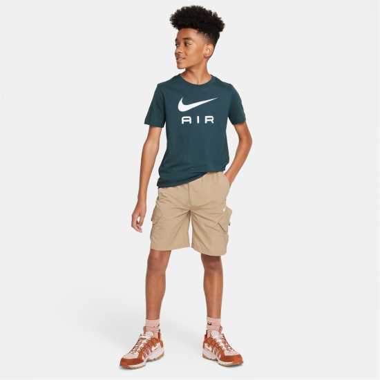 Nike Outdoor Play Big Kids' Woven Cargo Shorts Хаки Детски къси панталони