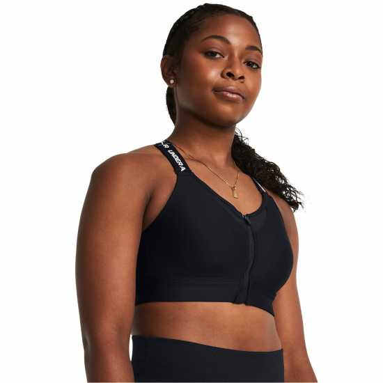 Under Armour Armour Ua Infinity High Zip 2.0 Bra Impact Sports Womens  