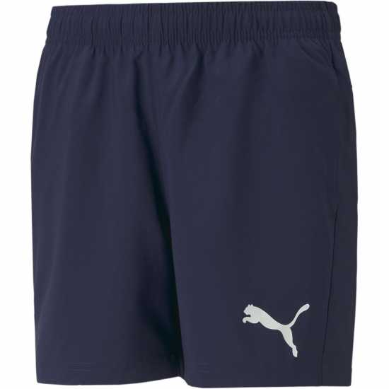 Puma Active Woven Shorts B Tracksuit Short Boys Морска синьо Детски къси панталони