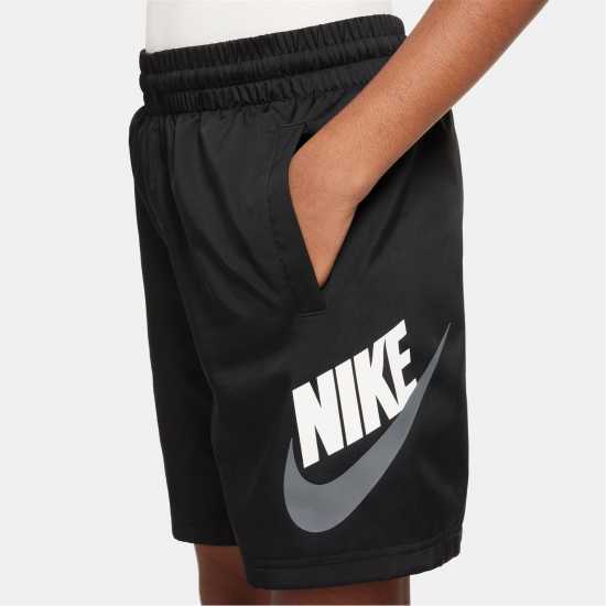 Nike Big Kids' Woven Shorts Черно/Бяло Детски къси панталони