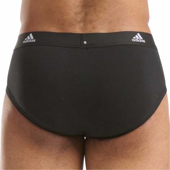 Adidas 3-Pack Active Flex Cotton Brief Черно Мъжко облекло за едри хора