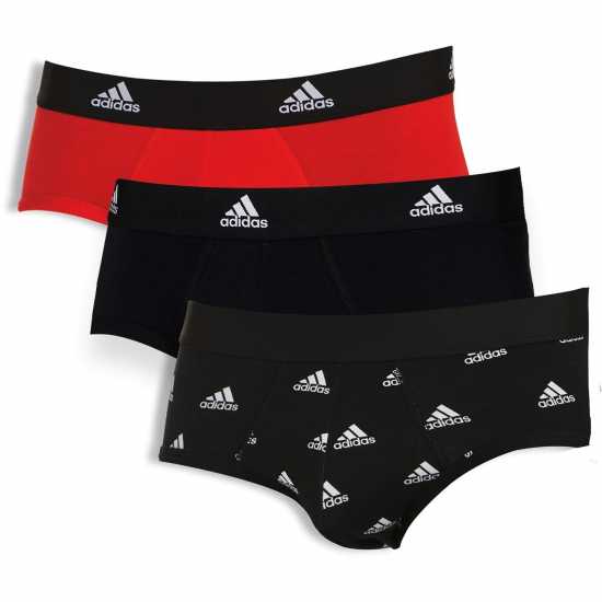 Adidas 3-Pack Active Flex Cotton Brief Разнообразни Мъжко облекло за едри хора