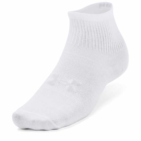 Under Armour Armour Ua Essential 3Pk Qtr Yth Trainer Sock Unisex Kids Бяло Детски чорапи