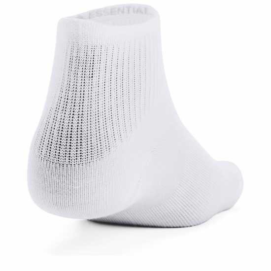 Under Armour Armour Ua Essential 3Pk Qtr Yth Trainer Sock Unisex Kids Бяло Детски чорапи