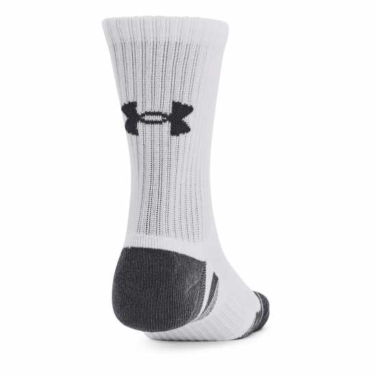 Under Armour Performance Cotton 3P Mid Бяло Мъжки чорапи