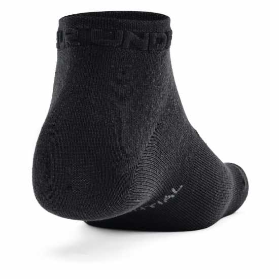 Under Armour Armour Ua Essential Low Cut 3Pk Trainer Sock Unisex Adults Черно Мъжки чорапи