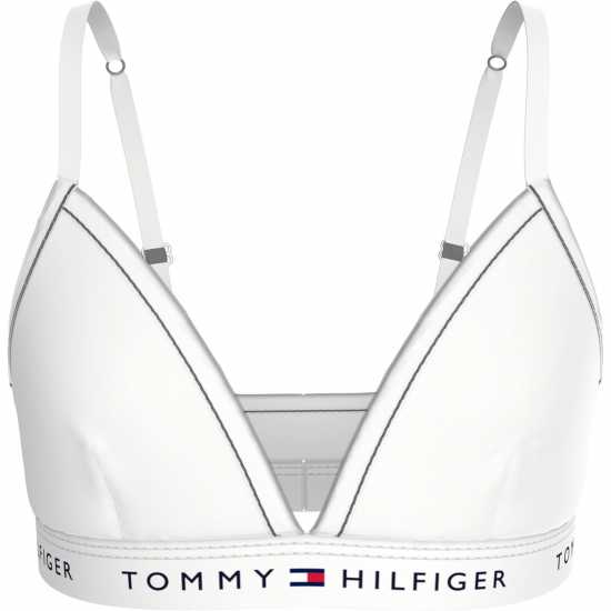 Tommy Hilfiger Triangle Bra Fixed Foam Бял YBR 