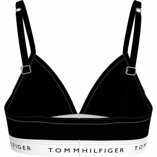 Tommy Hilfiger Triangle Bra Fixed Foam Черно BDS 