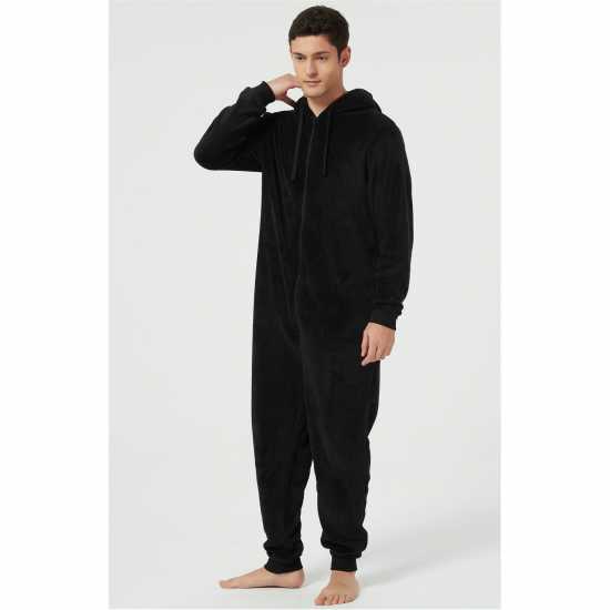 Howick Hooded Fleece Onesie Черно 