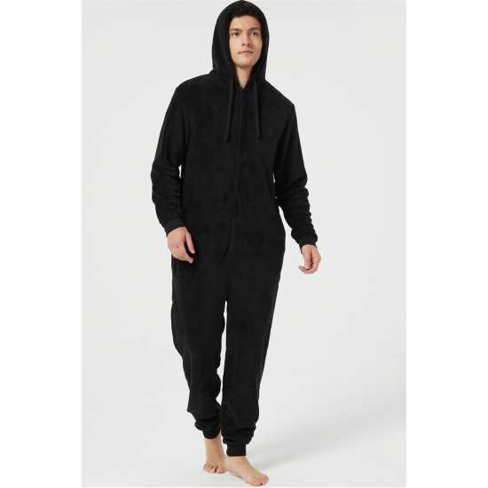 Howick Hooded Fleece Onesie Черно 