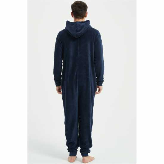 Howick Hooded Fleece Onesie Морска синьо 