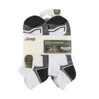 5Бр. Мъжки Чорапи За Маратонки Jeep 5 Pack Trainer Socks Mens  Мъжки чорапи