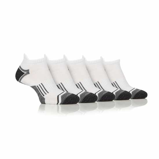 5Бр. Мъжки Чорапи За Маратонки Jeep 5 Pack Trainer Socks Mens  Мъжки чорапи