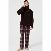 Howick Cowl Neck Fleece Pyjama Set  