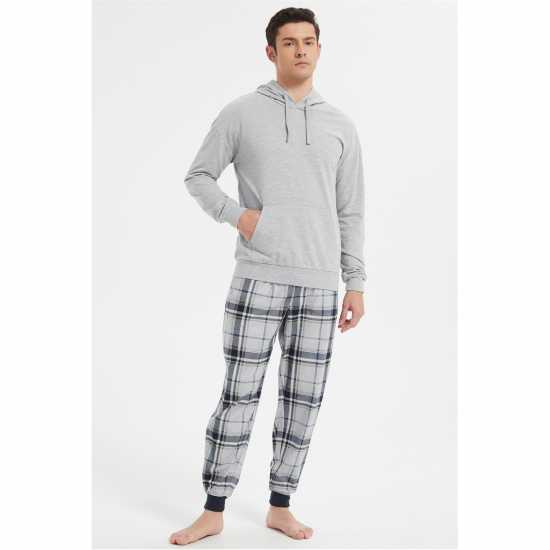 Howick Check Hooded Loungewear Set  