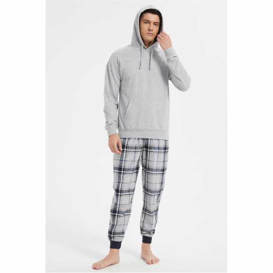 Howick Check Hooded Loungewear Set  