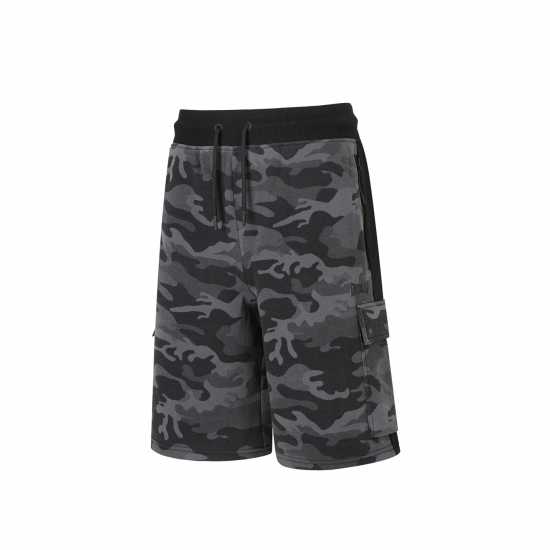 Мъжки Къси Панталони С Джобове Everlast Premium Cargo Shorts Mens Нави Каму 