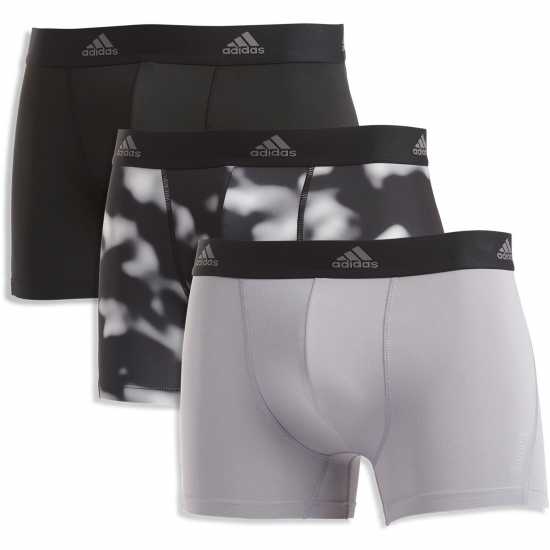 Adidas Active Micro Flex Eco Trunk 3Pk Черно Мъжко облекло за едри хора