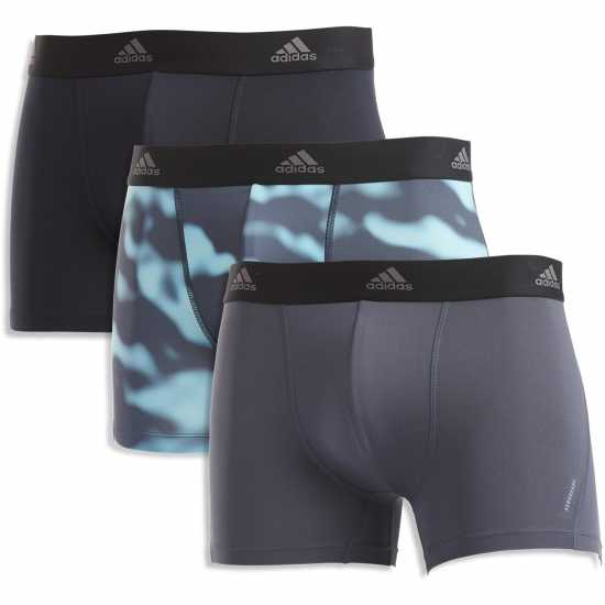 Adidas Active Micro Flex Eco Trunk 3Pk Черно Мъжко облекло за едри хора