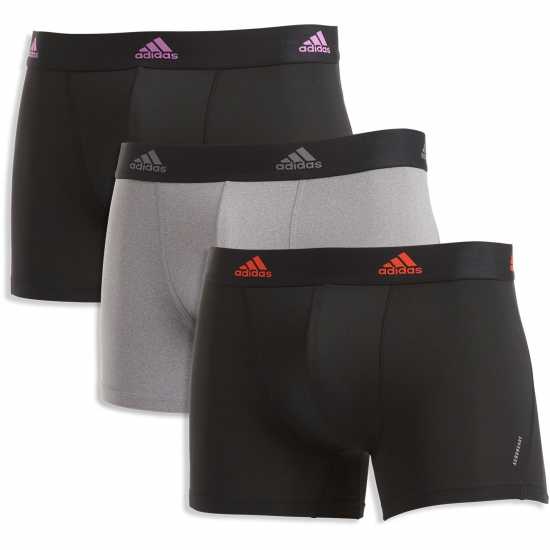 Adidas Active Micro Flex Eco Trunk 3Pk Черно Мъжко облекло за едри хора