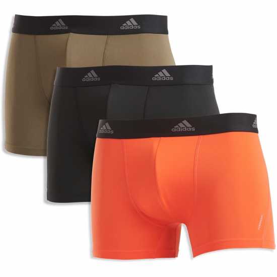 Adidas Active Micro Flex Eco Trunk 3Pk Черно Мъжко облекло за едри хора