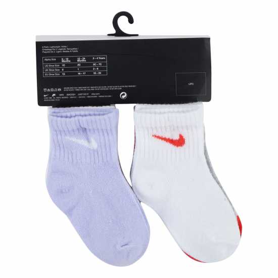 Nike 6Pk Quart Sck Bb99  Детски чорапи