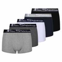 Ben Sherman Poderick 5 Pack Boxer Shorts  