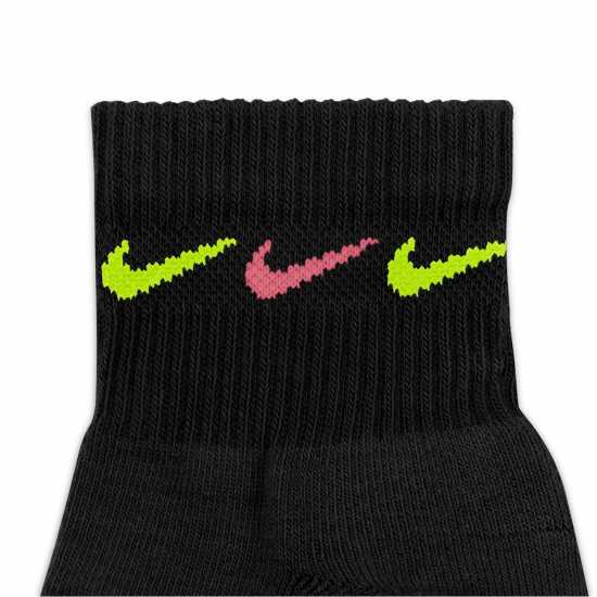 Nike Everyday Plus Cushioned Training Ankle Socks (3 Pairs) Черно Мъжки чорапи