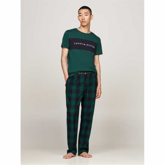 Tommy Hilfiger Thb Flannel Pj Jog Sn44  