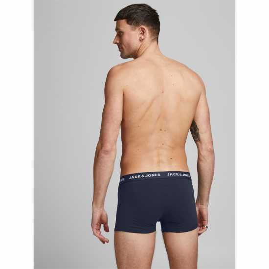 Jack And Jones Solid Mens 10-Pack Boxer Trunks Нави блейзър Мъжко бельо