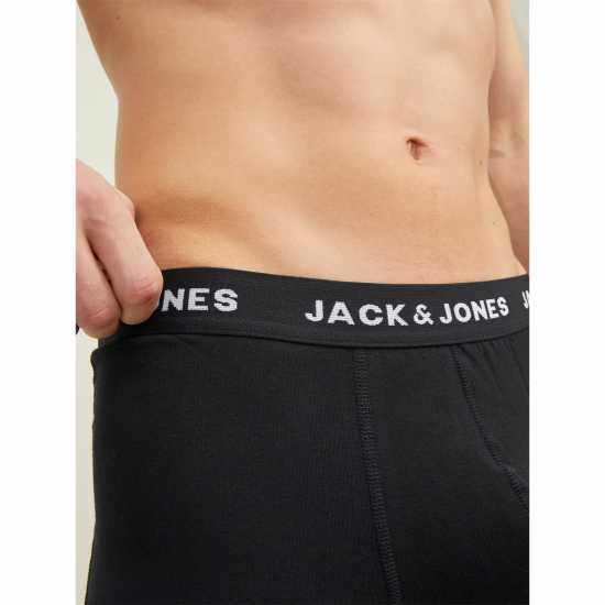 Jack And Jones Solid Mens 10-Pack Boxer Trunks Черно Мъжко бельо