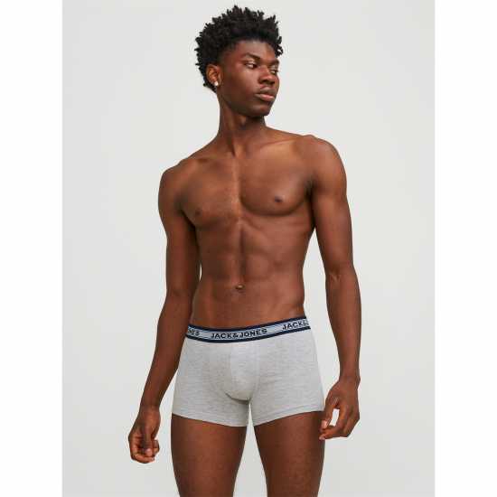 Jack And Jones Solid Mens 10-Pack Boxer Trunks Многоцветно Мъжко бельо