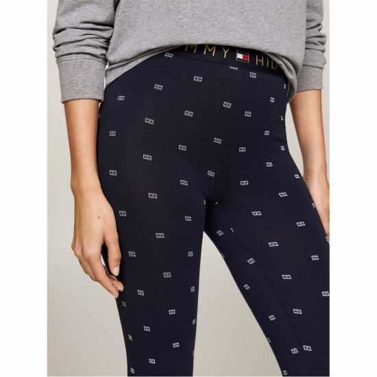 Tommy Hilfiger Legging Pj Set With Eyemask  