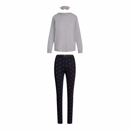 Tommy Hilfiger Legging Pj Set With Eyemask  