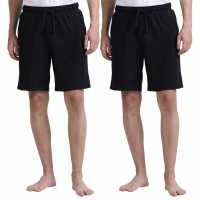 Howick 2 Pack Pyjama Shorts Черно 